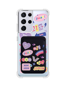 Android Magnetic Wallet Case - BTS Members