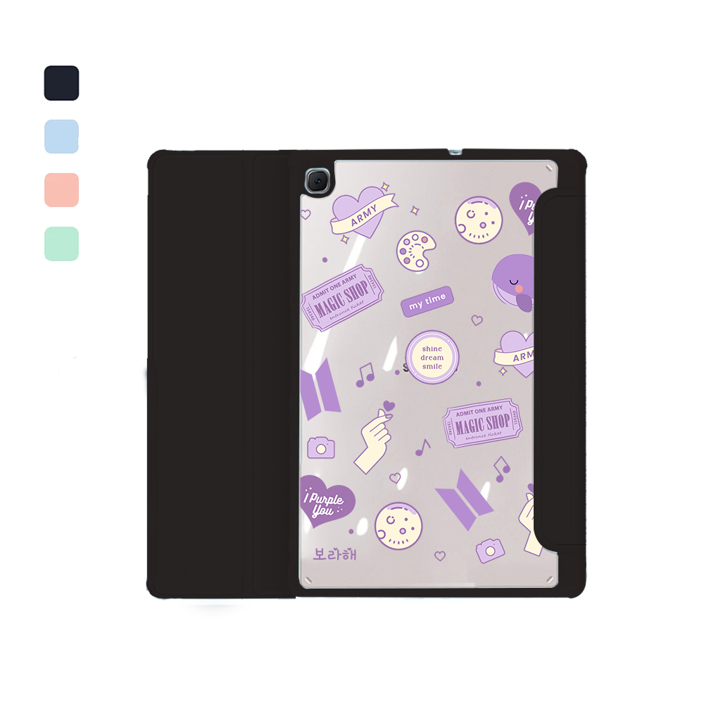 Android Tab Acrylic Flipcover - BTS Sticker Pack