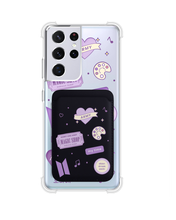 Load image into Gallery viewer, Android Magnetic Wallet Case - BTS Sticker Pack
