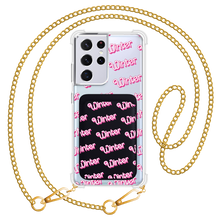 Load image into Gallery viewer, Android Magnetic Wallet Case - Barbie Monogram
