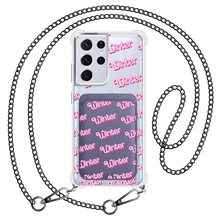 Load image into Gallery viewer, Android Magnetic Wallet Case - Barbie Monogram
