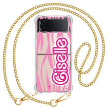 Load image into Gallery viewer, Android Flip / Fold Case - Barbie Zebra Pattern
