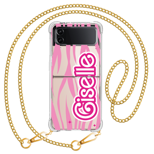 Android Flip / Fold Case - Barbie Zebra Pattern