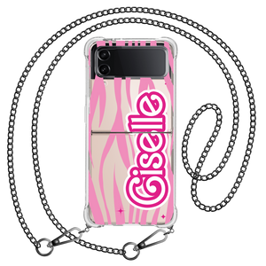 Android Flip / Fold Case - Barbie Zebra Pattern