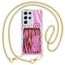 Load image into Gallery viewer, Android Magnetic Wallet Case - Barbie Zebra Pattern
