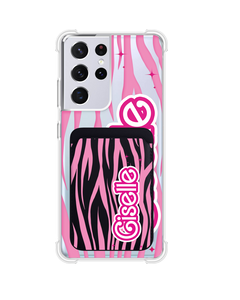 Android Magnetic Wallet Case - Barbie Zebra Pattern