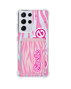 Android Magnetic Wallet Case - Barbie Zebra Pattern