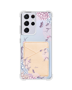 Android Phone Wallet Case - Batik Floral