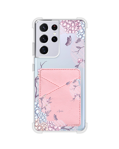 Android Phone Wallet Case - Batik Floral