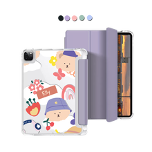 Load image into Gallery viewer, iPad Macaron Flip Cover - Bear in Style
