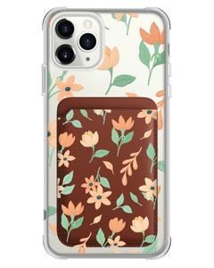 iPhone Magnetic Wallet Case - Birth Flower