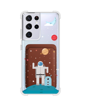 Load image into Gallery viewer, Android Magnetic Wallet Case - Blue Alien
