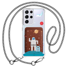 Load image into Gallery viewer, Android Magnetic Wallet Case - Blue Alien
