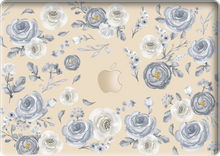 Load image into Gallery viewer, MacBook Snap Case - Blue Flower
