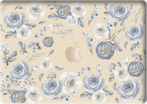 MacBook Snap Case - Blue Flower