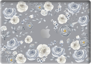 MacBook Snap Case - Blue Flower