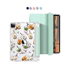 Load image into Gallery viewer, iPad Macaron Flip Cover - Boba
