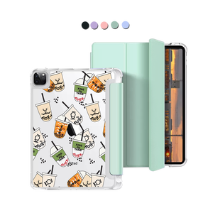 iPad Macaron Flip Cover - Boba