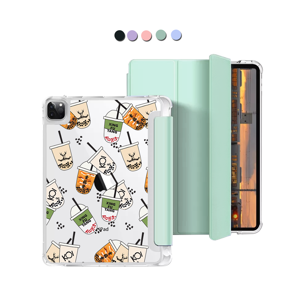 iPad Macaron Flip Cover - Boba