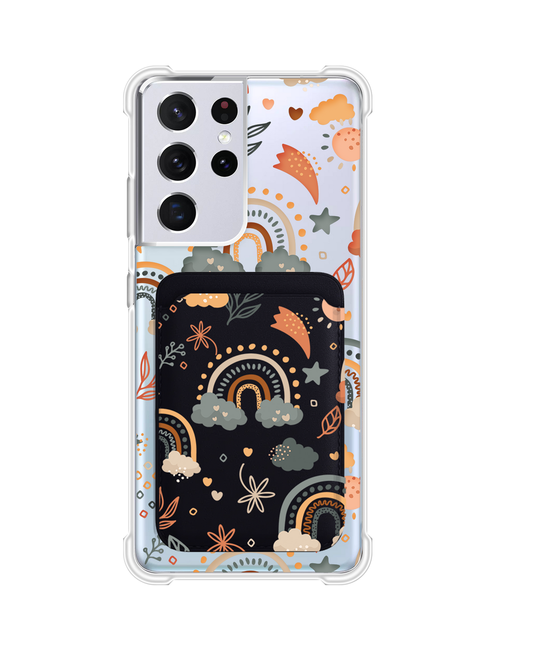 Android Magnetic Wallet Case - Boho 2.0