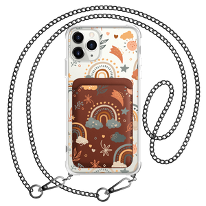 iPhone Magnetic Wallet Case - Boho 2.0