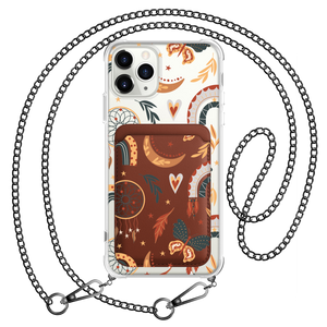 iPhone Magnetic Wallet Case - Boho 3.0