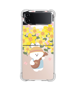 Android Flip / Fold Case - Bunny Ukulele