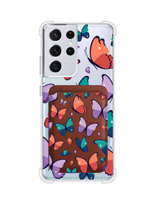 Android Magnetic Wallet Case - Butterfly