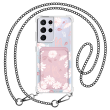 Load image into Gallery viewer, Android Magnetic Wallet Case - Butterfly &amp; Daisy
