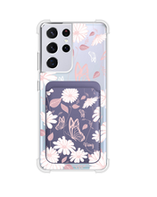 Load image into Gallery viewer, Android Magnetic Wallet Case - Butterfly &amp; Daisy
