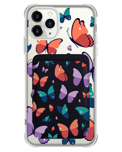 iPhone Magnetic Wallet Case - Butterfly