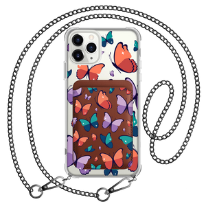 iPhone Magnetic Wallet Case - Butterfly