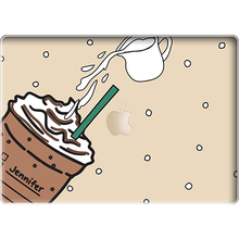 Load image into Gallery viewer, Macbook Snap Case - Coffee Frappe
