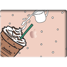 Load image into Gallery viewer, Macbook Snap Case - Coffee Frappe
