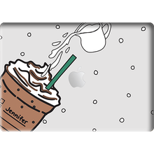 Load image into Gallery viewer, Macbook Snap Case - Coffee Frappe
