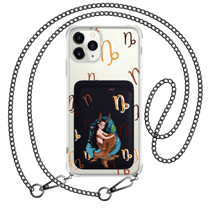 iPhone Magnetic Wallet Case - Capricorn