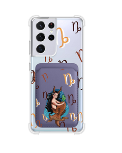 Android Magnetic Wallet Case - Capricorn