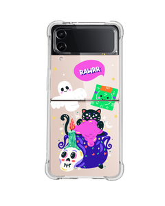 Android Flip / Fold Case - Cat Monster