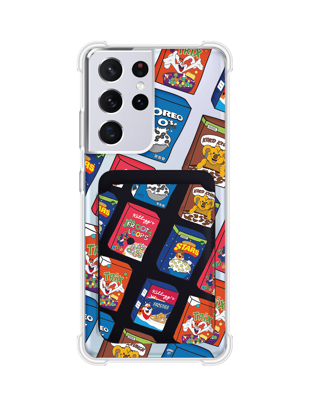 Android Magnetic Wallet Case - Cereal Boxes