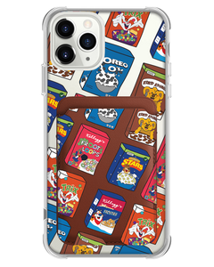 iPhone Magnetic Wallet Case - Cereal Boxes