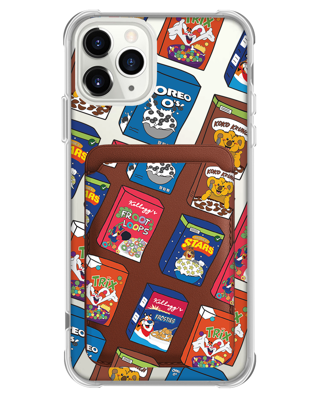 iPhone Magnetic Wallet Case - Cereal Boxes