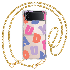 Android Flip / Fold Case - Chubby Monogram