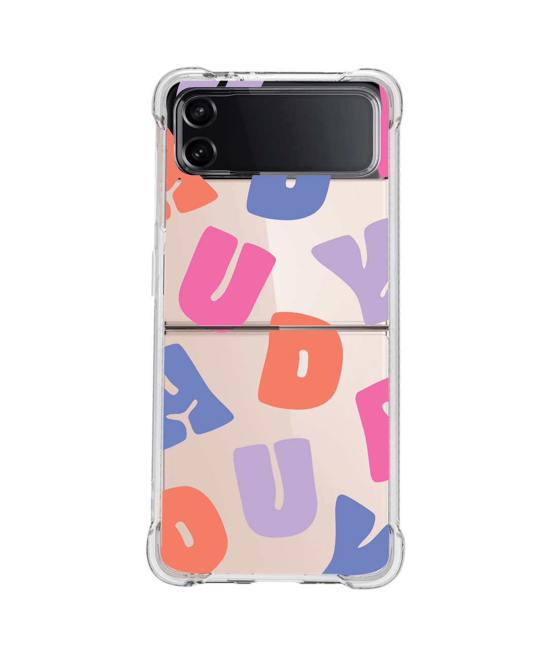 Android Flip / Fold Case - Chubby Monogram