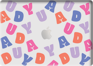 MacBook Snap Case - Chubby Monogram