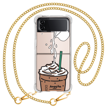 Load image into Gallery viewer, Android Flip / Fold Case - Coffee Frappe
