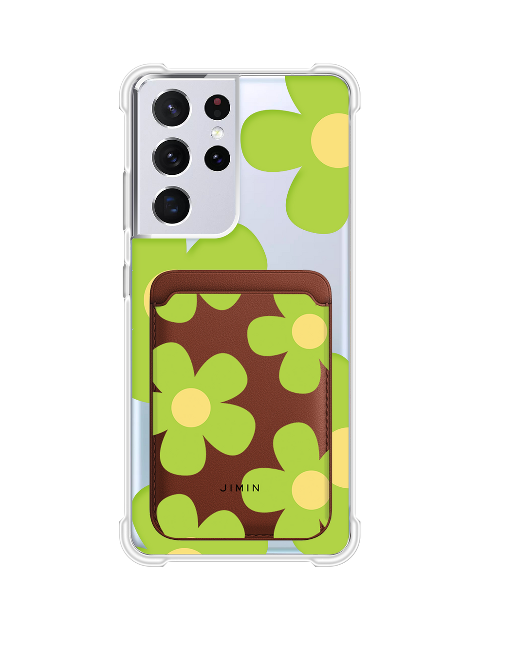 Android Magnetic Wallet Case - Daisy Bloom