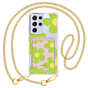 Android Magnetic Wallet Case - Daisy Bloom