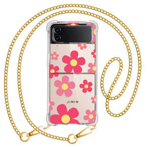 Android Flip / Fold Case - Daisy Blush