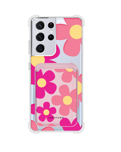 Android Magnetic Wallet Case - Daisy Delight