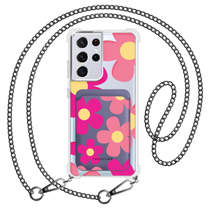 Android Magnetic Wallet Case - Daisy Delight